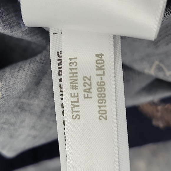 Madewell Paperbag Button-Front Mini Skirt Baby Corduroy Deep Indigo size S NH131 - Picture 10 of 12